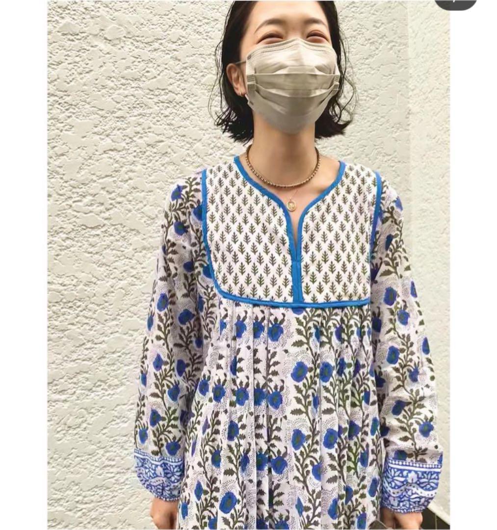 即発送可能】 【新品】SZ ロンハーマン キティードレス Blockprints - ロングワンピース 即発送可能】 【新品】SZ ロンハーマン キティードレス Blockprints - ロングワンピース