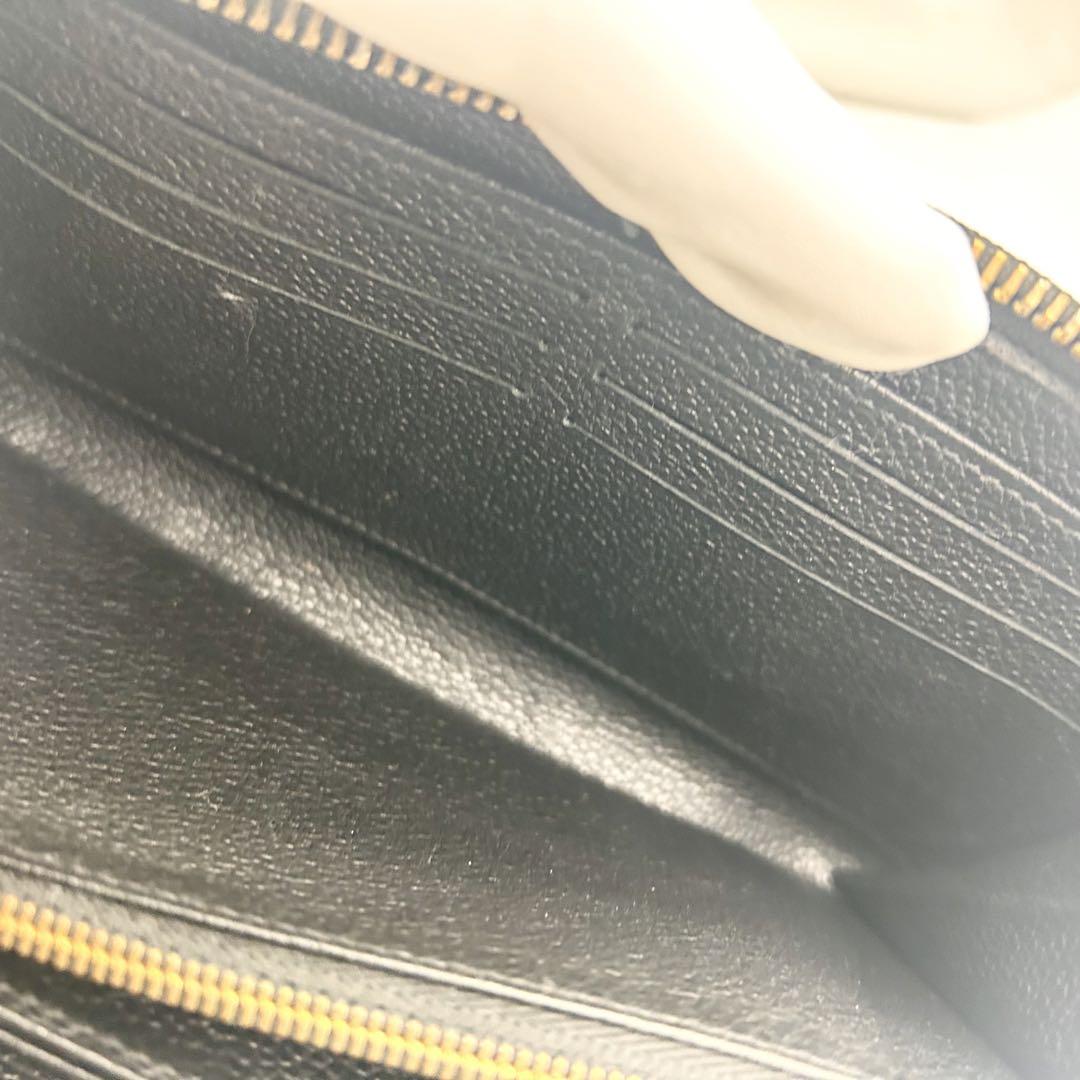 極美品　ルイヴィトン　アンプラント　ジッピーウォレット　ノワール　長財布