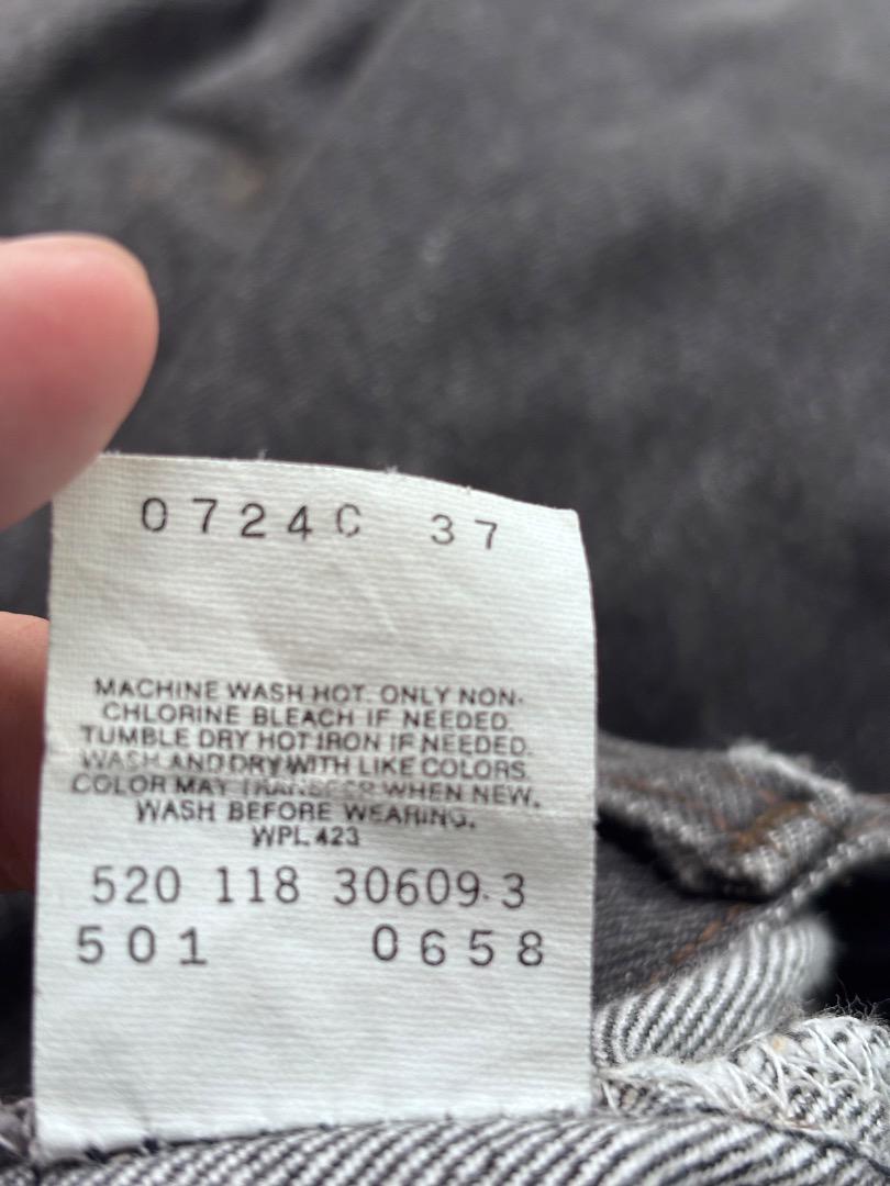 Levi's 501 XX デニム W31 L34　ブラック