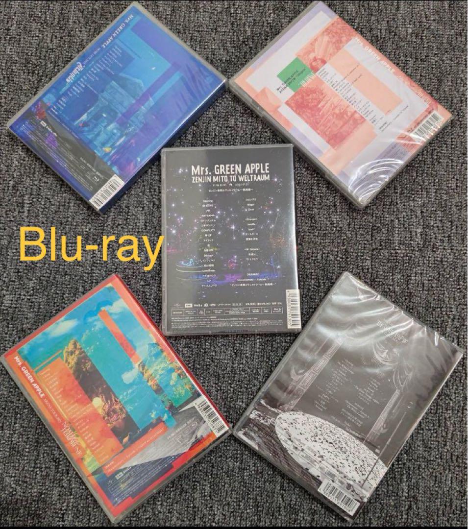 Mrs.GREEN APPLE 通常盤 Blu-Ray 5作品/-2