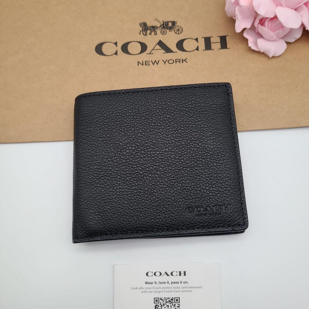 新品　COACH　今月のご奉仕価格！　折り財布　二つ折り財布　正規品