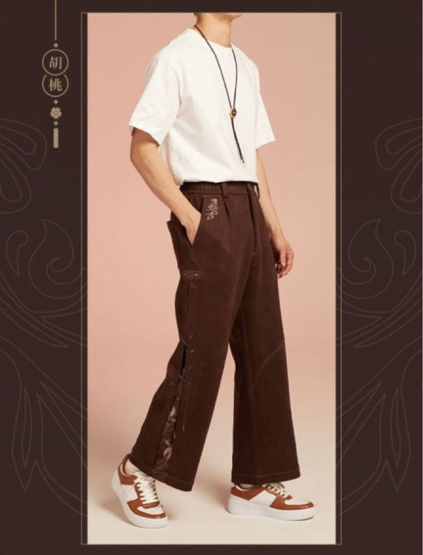 原神　胡桃イメージファッション　バギーパンツ　L