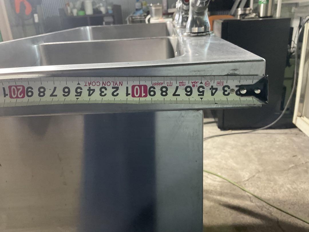 2槽シンク 1000W