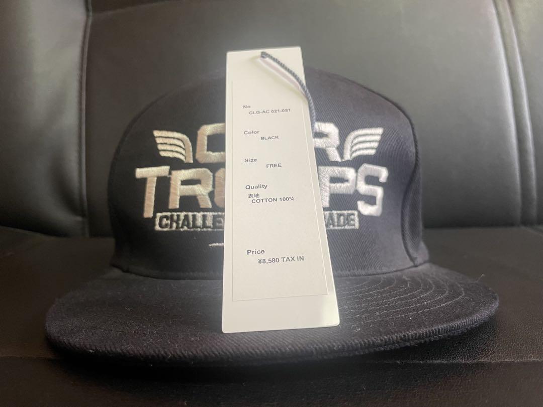 チャレンジャー TROOPS CAP BLACK