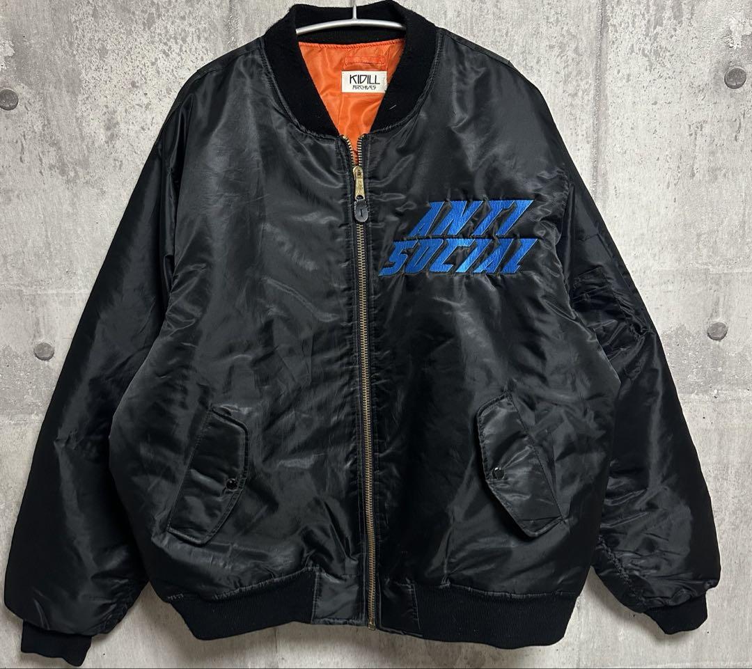KIDILL Limited Hopelessness MA-1 ブラック