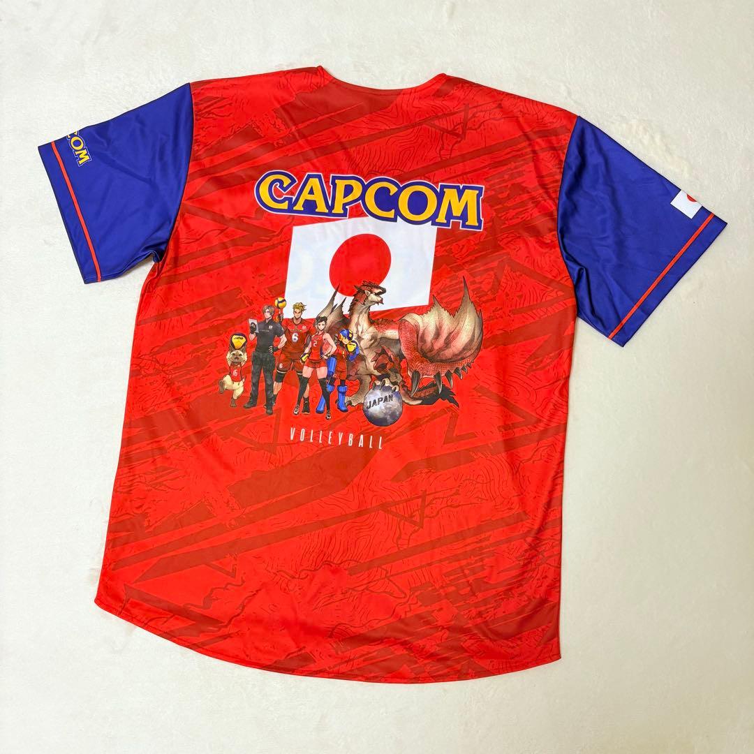 VNL 2024 CAPCOM バレー 日本代表 応援シャツ モンスターハンター VNL 2024 CAPCOM バレー 日本代表 応援シャツ モンスターハンター