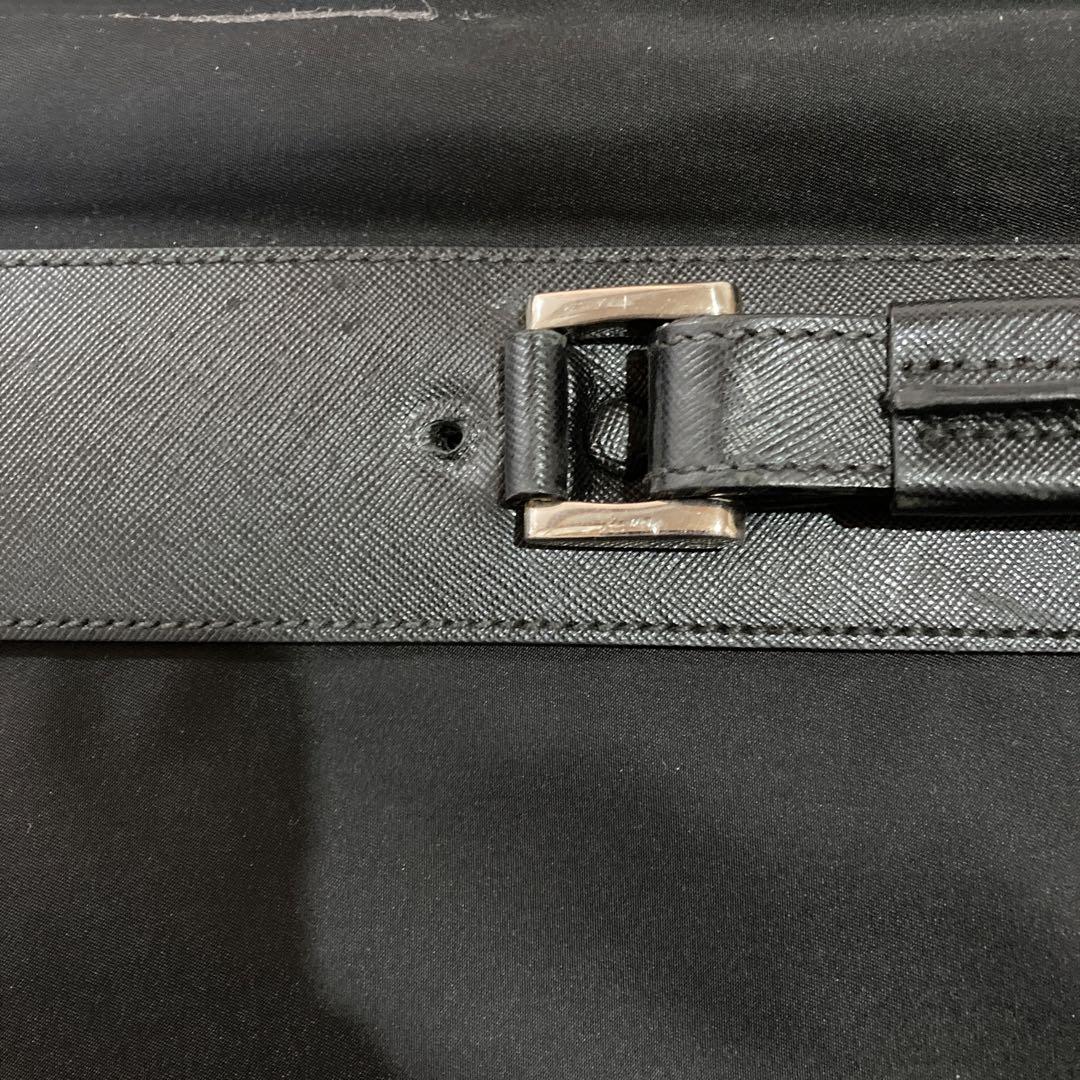 ◆美品・大容量◆ PRADA キャリーケース 三角ロゴ ナイロン レザー
