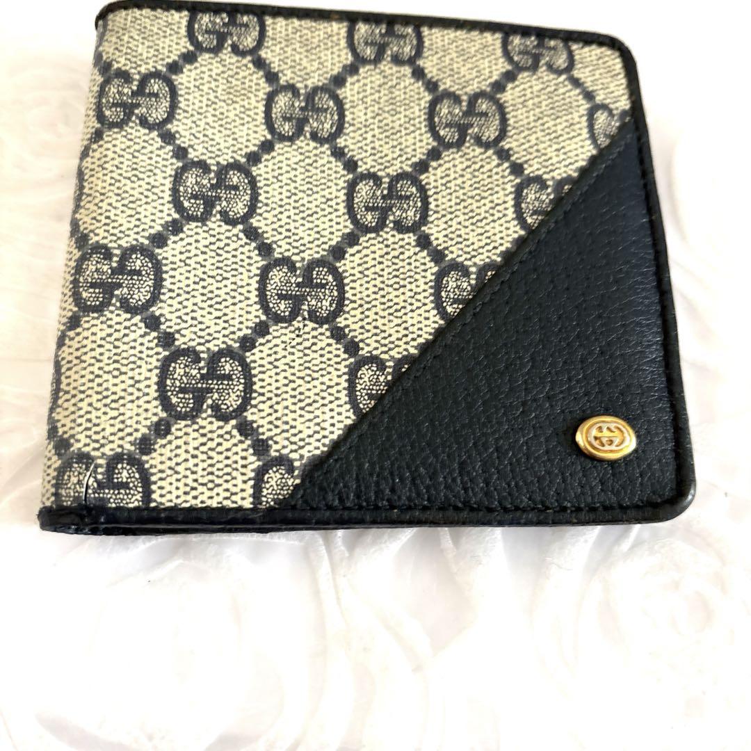 GUCCI オールドグッチ GG スプリーム 二つ折り財布