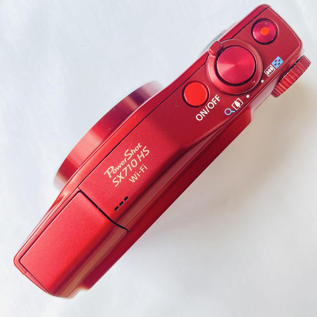 美品 Canon PowerShot SX710 HS PC2194 レッド