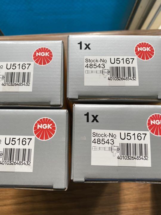 ホンダIGコイル4本セット NGK U5167 フィット