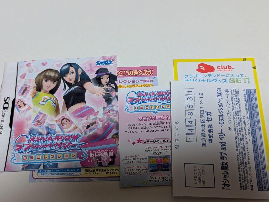 説明要 ラブandベリーDSコレクション|カセットカードリーダー他