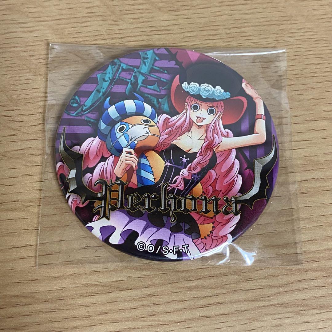 ONE PIECE ワンピース ペローナ 輩缶バッジ pink&gold - メルカリ