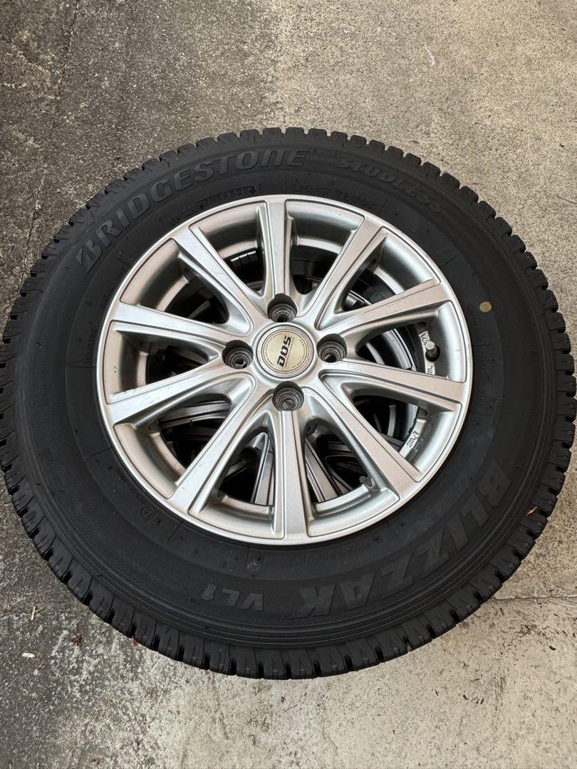 165/80R14 91/90N LT スタッドレスホイールセット　2023年製