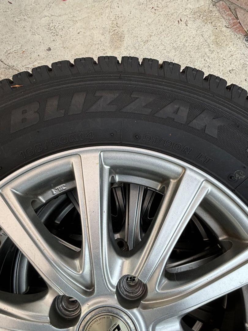 165/80R14 91/90N LT スタッドレスホイールセット　2023年製
