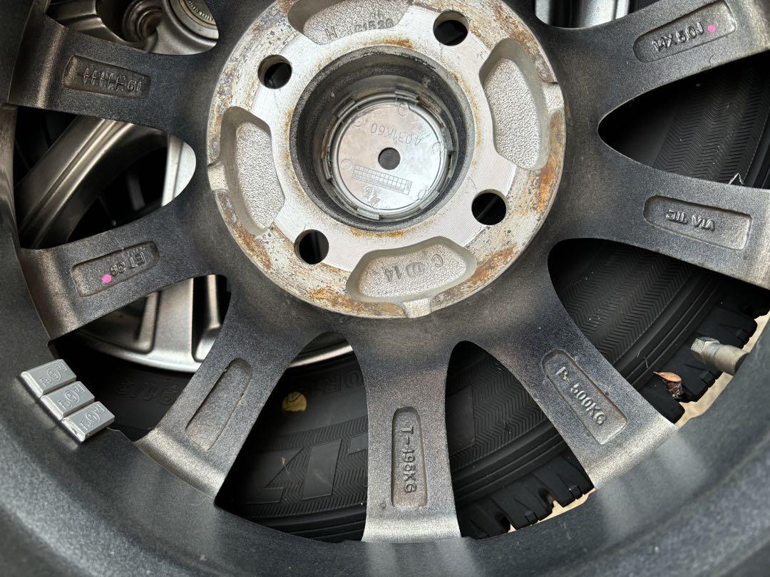 165/80R14 91/90N LT スタッドレスホイールセット　2023年製