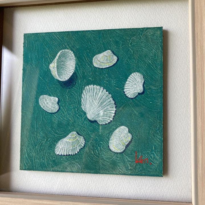 「海からの贈り物」板絵テンペラ画