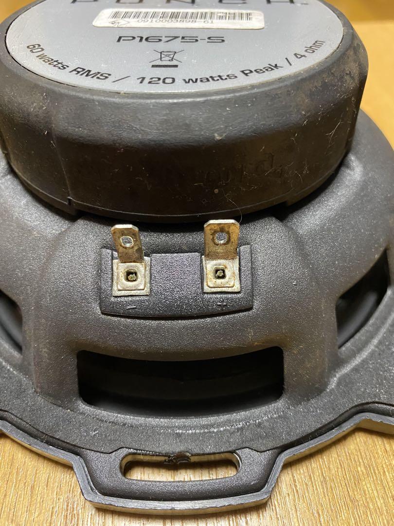 ROCKFORD FOSGATE ロックフォード　P1675-S ミッドのみ