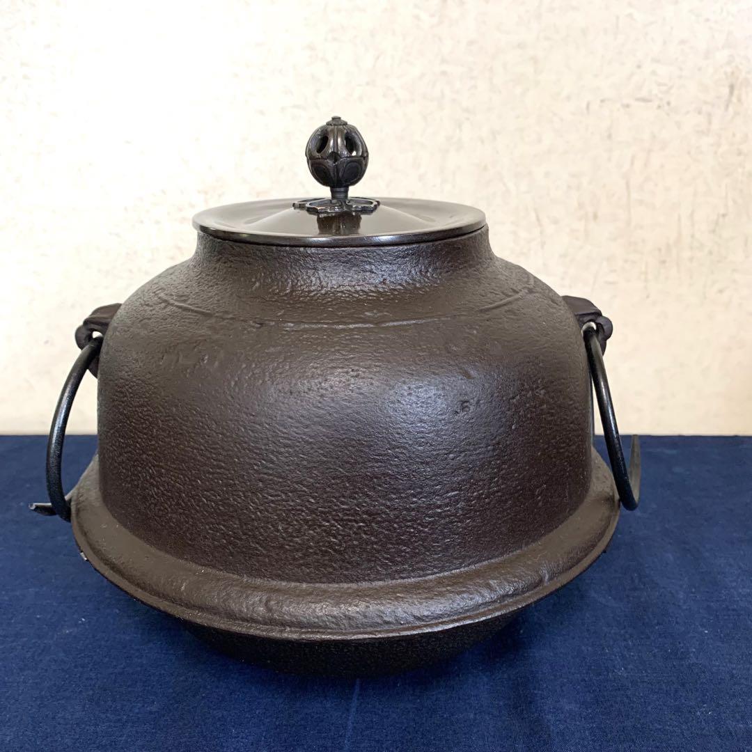 風炉 茶釜 電熱器 唐銅朝鮮風炉 野々田電熱器 敷板 茶道具 お点前道具