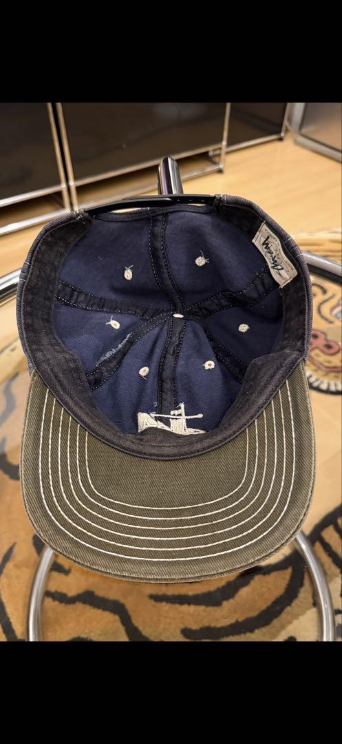 白タグ90s OLDステューシー　 Vintageキャップ