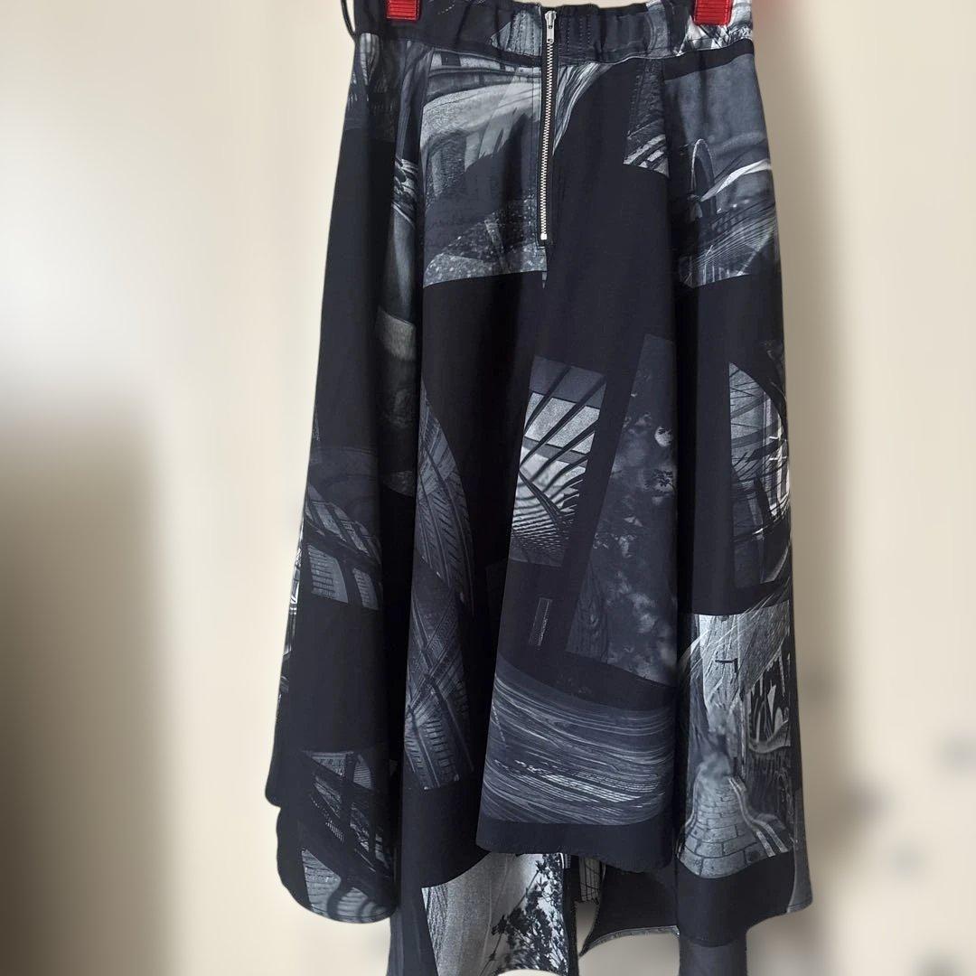 HARE コラージュフォト フレアスカート ショートシャツ セットアップ