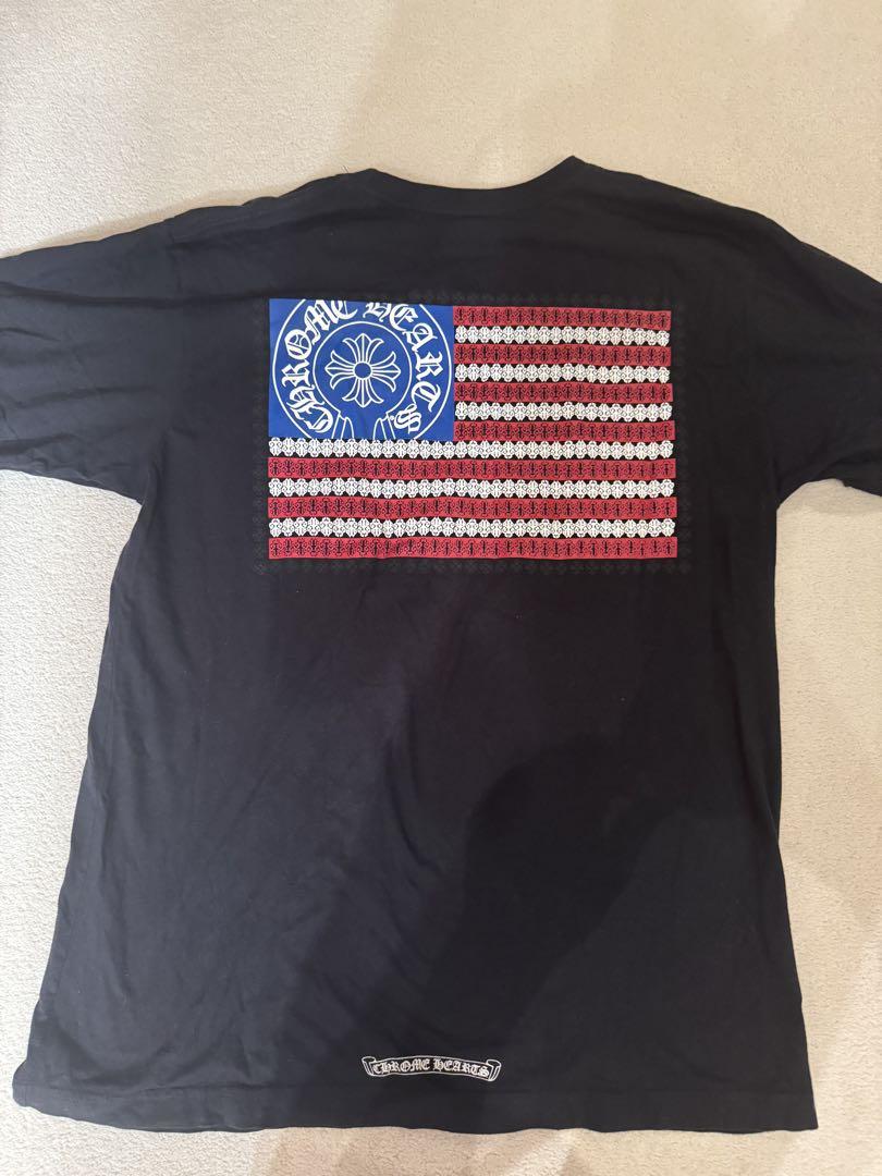 Chrome Hearts アメリカ国旗 Tシャツ - メルカリ