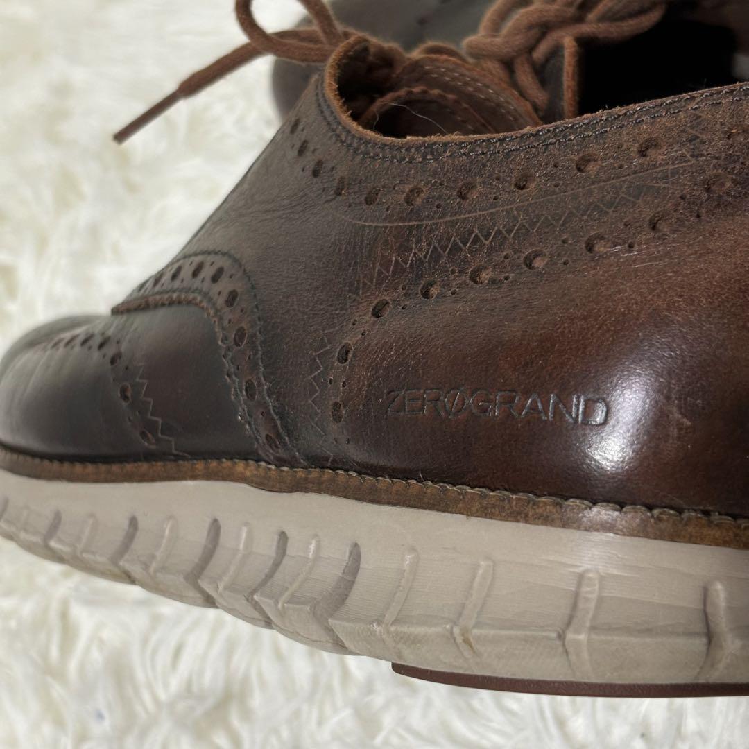 【美品】COLE HAANゼログランド ウィング オックスフォード