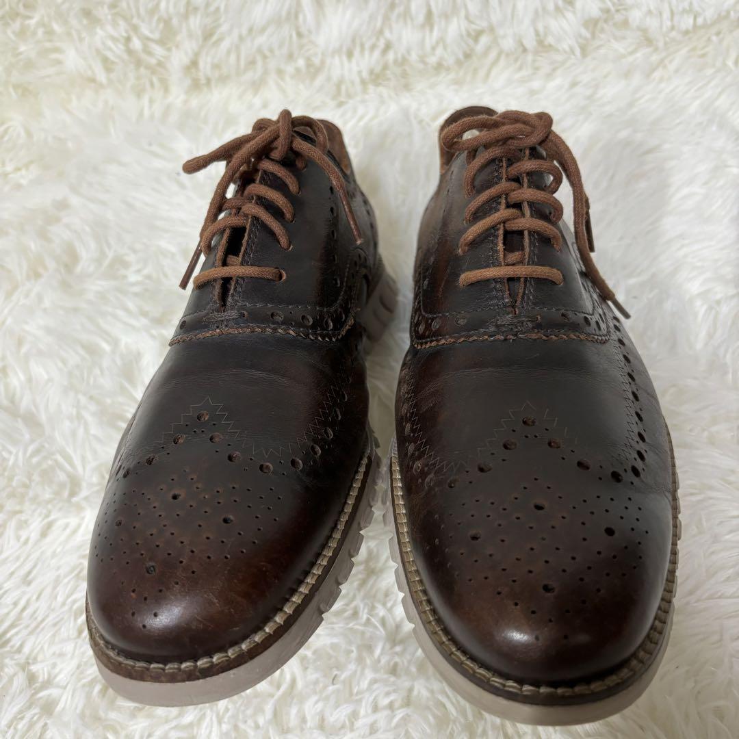 【美品】COLE HAANゼログランド ウィング オックスフォード