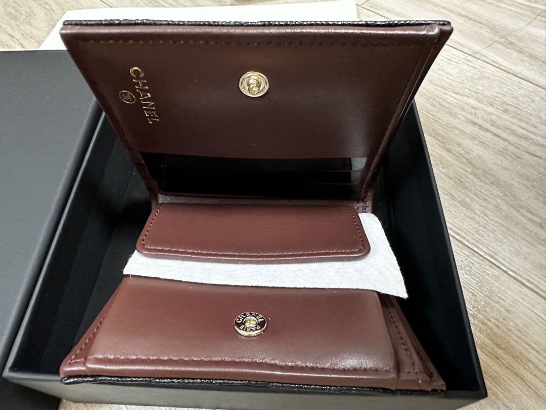 CHANEL 希少カラー 新品未使用 財布 スモールウォレット 二