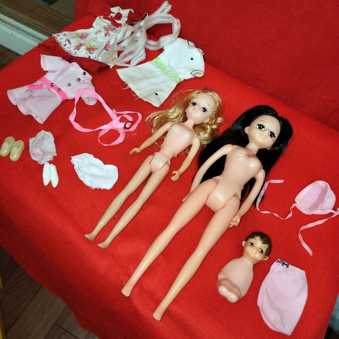 【昭和レトロ】　じゅんとかおり ファッションドール　ソフビ Amazon | じゅんとカオリ 昭和レトロ ファッションドール | 人形