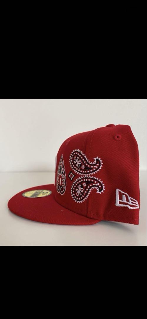 『美品』赤 MLBニューエラキャップ 早い者勝ち！！！希少！！