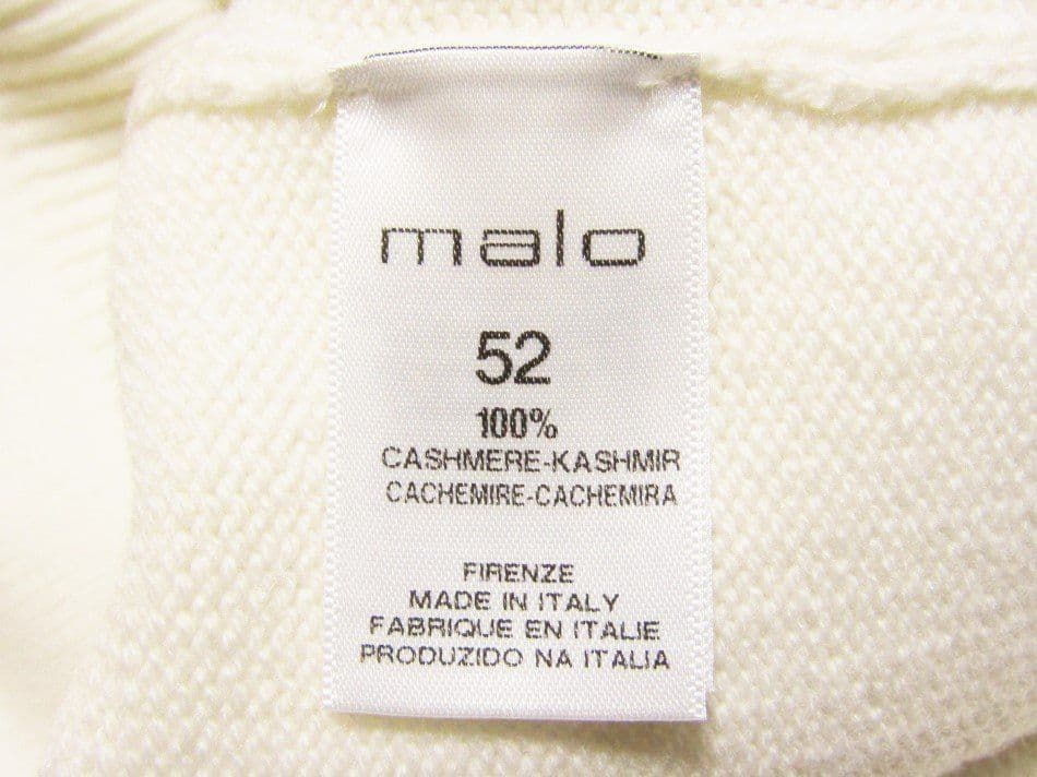 おすすめ】 malo マーロ ニット セーター 100%カシミヤ ※サイズは説明