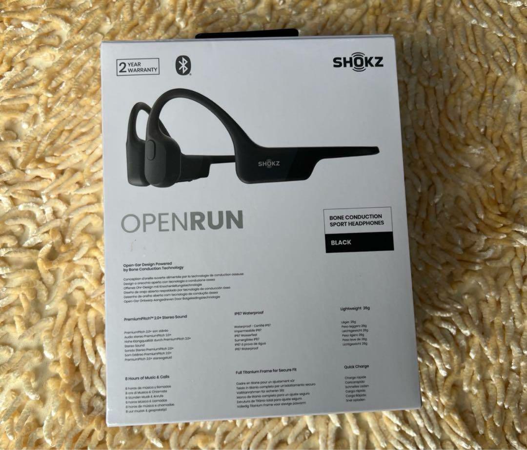 【新品・未開封品】SHOKZ 骨伝導イヤホン OpenRun