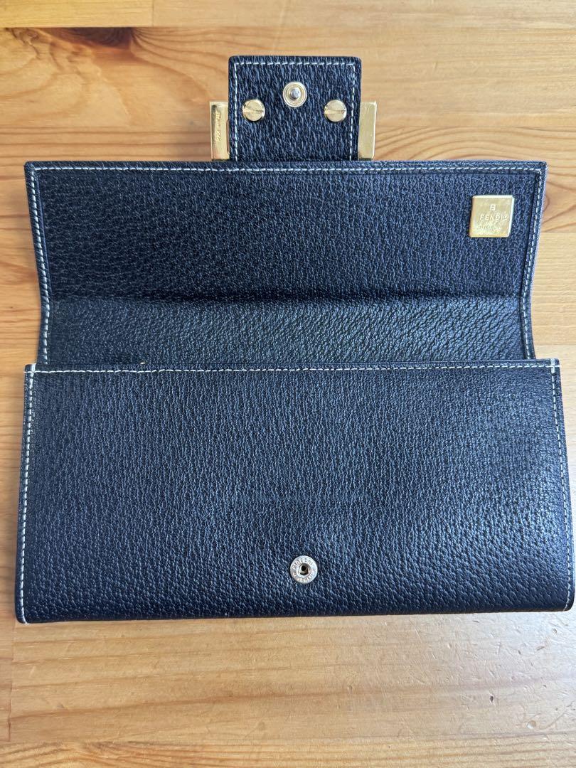 FENDI フェンディ 長財布 黒 ブラック 財布 レディース財布