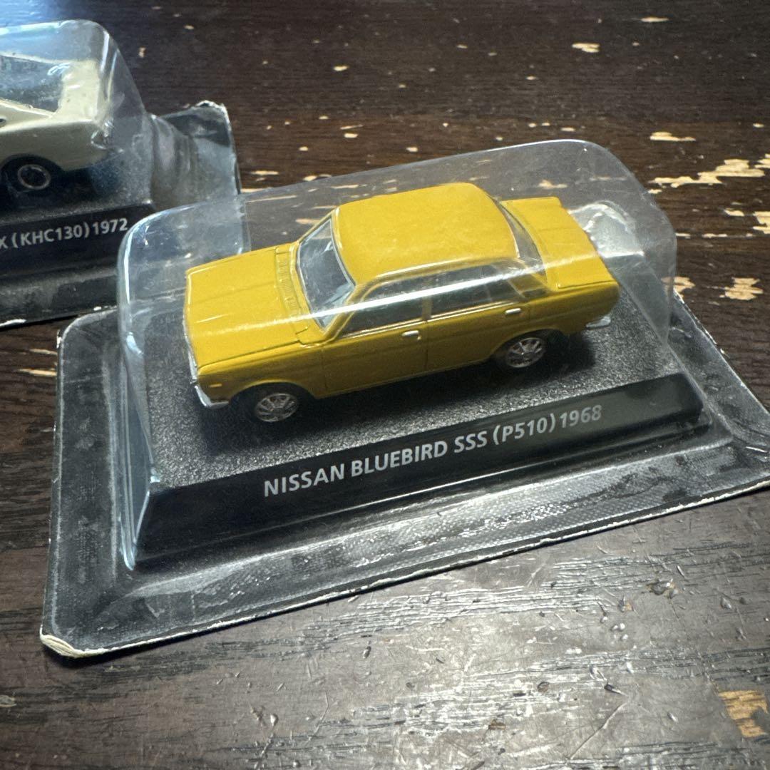NISSANミニカーセット LAUREL & BLUEBIRD