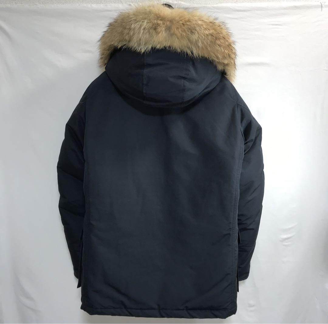 カナダ製Woolrich ウールリッチアークティックパーカSネイビー