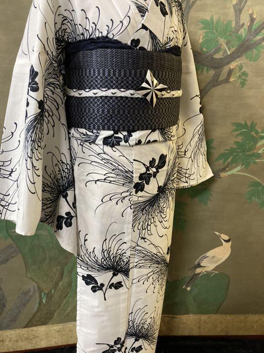 粋 乱菊浴衣帯セット
