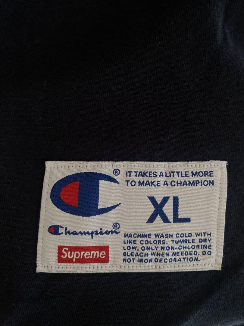 Supreme champion l/s tee 黒 Lサイズ