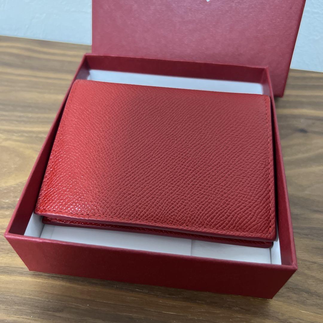 Salvatore Ferragamo レッド二つ折り財布