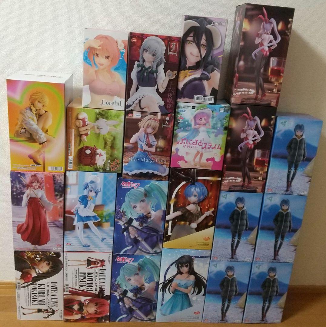 初音ミク 志摩リン アルベド 藤田ことね フィギュア バニー シャルティア