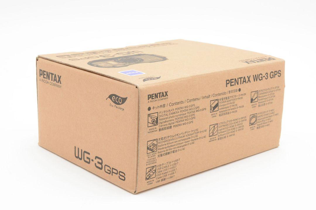【極美品】PENTAX WG-3 GPS パープル　動作確認済