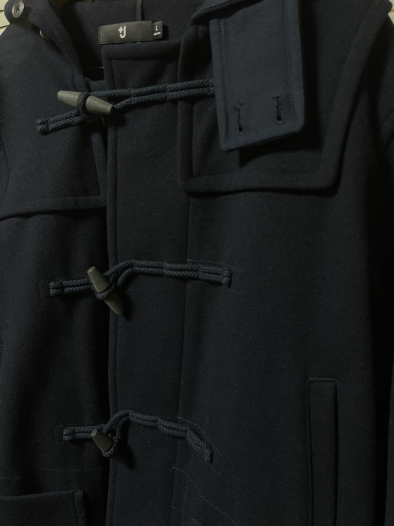 【美品】UNIQLO +J ウールオーバーサイズダッフルコート