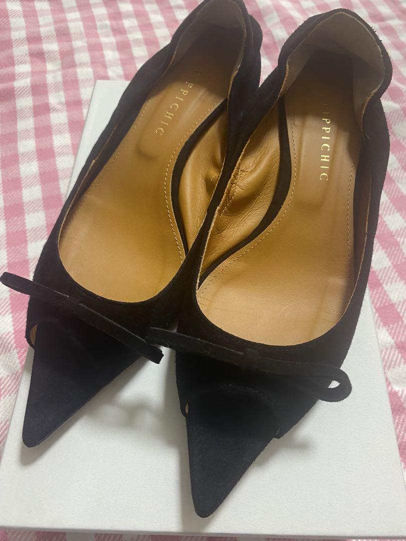 【美品】PIPPICHIC リボンパンプス 37