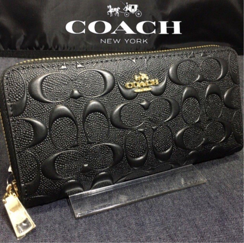 新春セール❤️新品 コーチ エンボスドシグネチャー 長財布 新春セール❤️新品 コーチ エンボスドシグネチャー 長財布