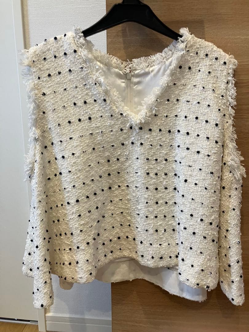 maison de dolce. ♡candy tweed vest ツイード 新品】dolce. candy tweed vest ドルチェ ツイード - メルカリ