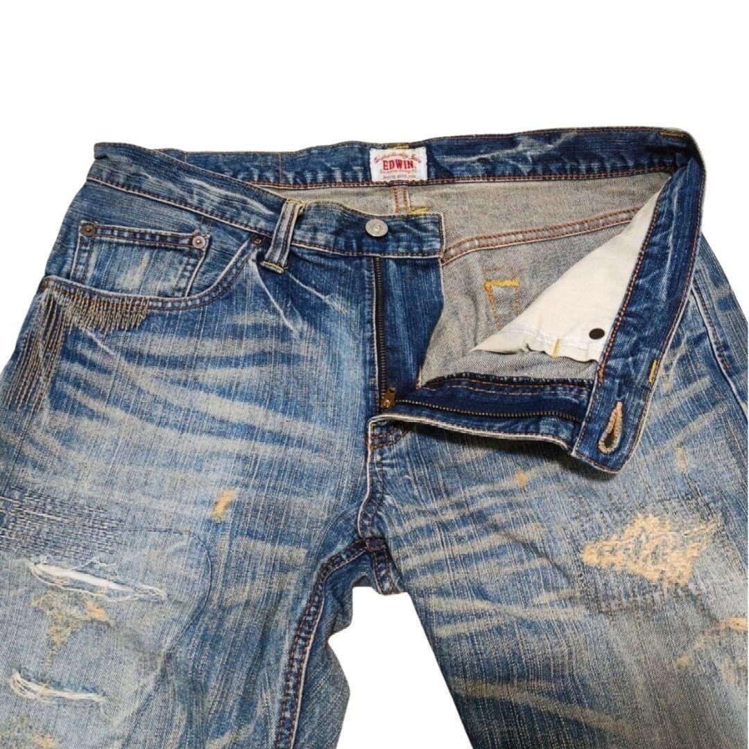 EDWIN　34　archive　damage　fade　straight