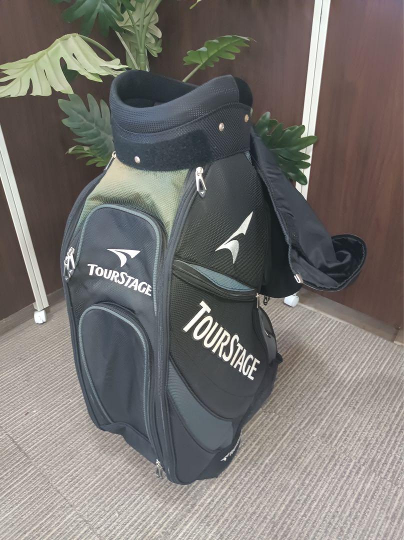 八4732【中古品】　TOURSTAGE　キャディバッグ　カラー（黒）