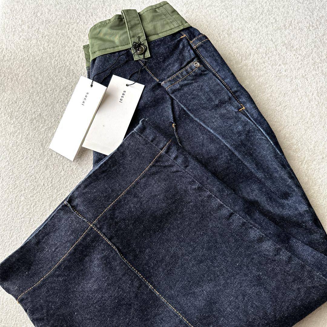 新品未使用】 希少タグ sacai x LEVI'S デニムパンツ Blue