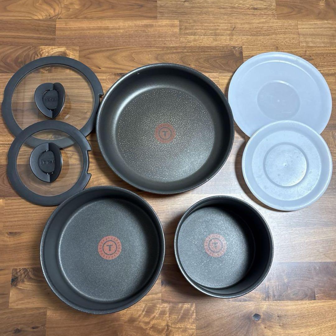 T-fal ティファール フライパン ソースパン 7点セット IHガス火