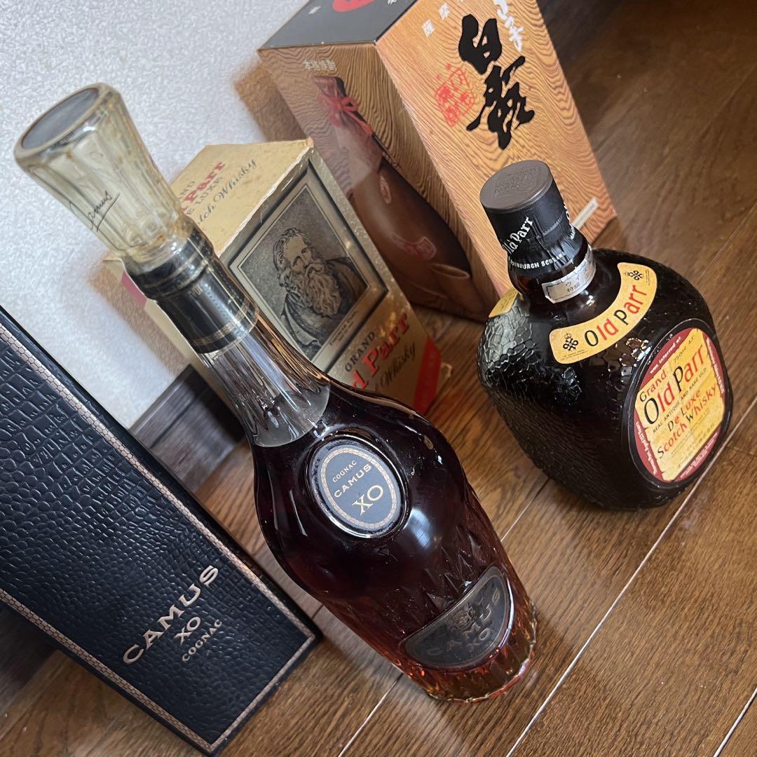 古酒 未開栓 カミュXO オールドパー 白露 セット ヴィンテージ 古酒 未開栓 カミュXO オールドパー 白露 セット ヴィンテージ