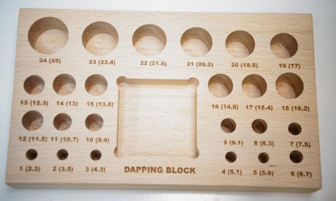 ダッピングブロックプロの宝石商金属成形ツールジュエリー作成用